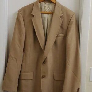 True vintage Bill Blass mens tan blazer